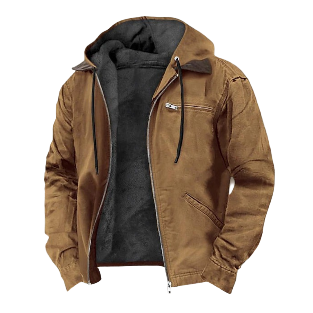 Men's Hooded Winter Jacket Modern Outdoor Jacket