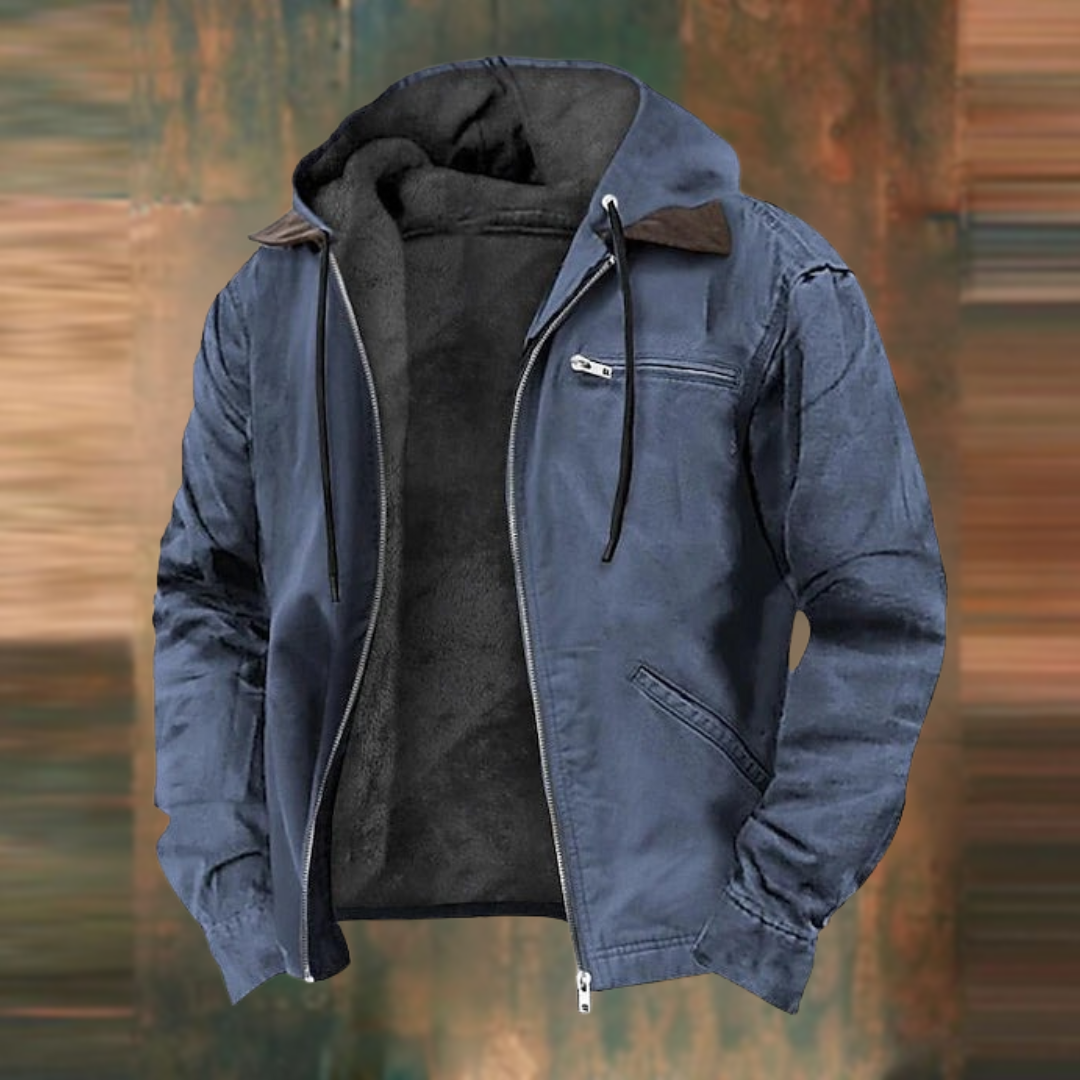 Men's Hooded Winter Jacket Modern Outdoor Jacket