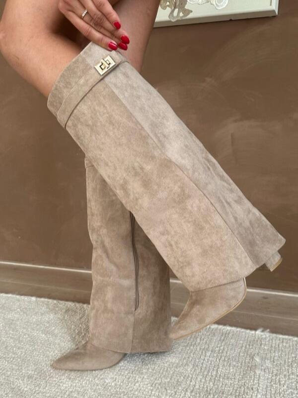 Stylish Women's Block Heel High Heels PU Leather - Perfect for Any Occasion