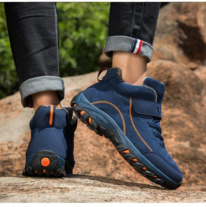 Men's Waterproof Winter Ankle Boots - Durable, Insulated Footwear for Cold Weather