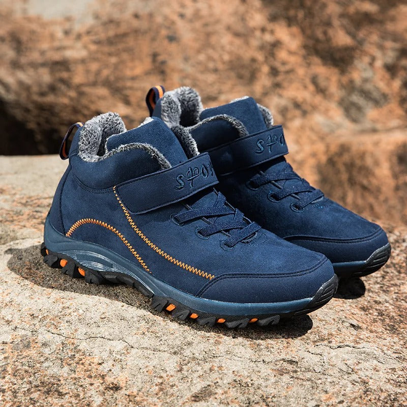 Men's Waterproof Winter Ankle Boots - Durable, Insulated Footwear for Cold Weather