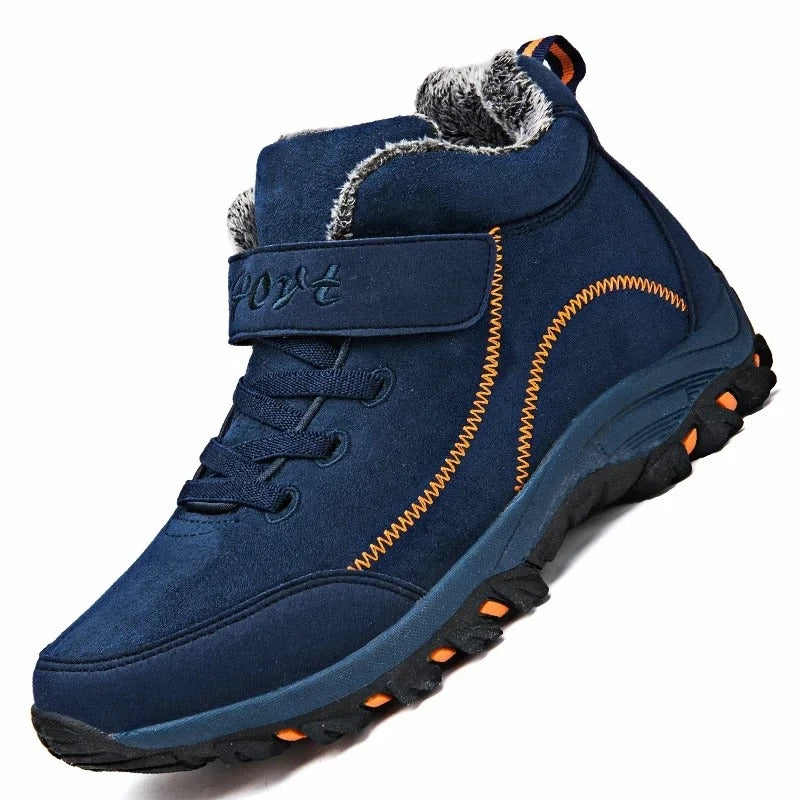 Men's Waterproof Winter Ankle Boots - Durable, Insulated Footwear for Cold Weather