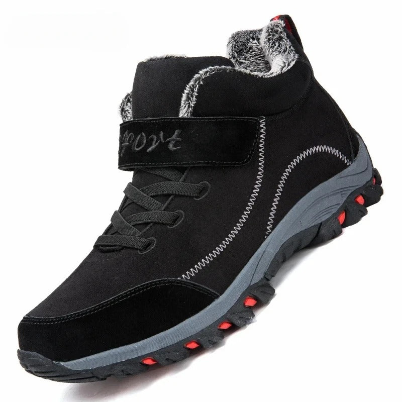 Men's Waterproof Winter Ankle Boots - Durable, Insulated Footwear for Cold Weather
