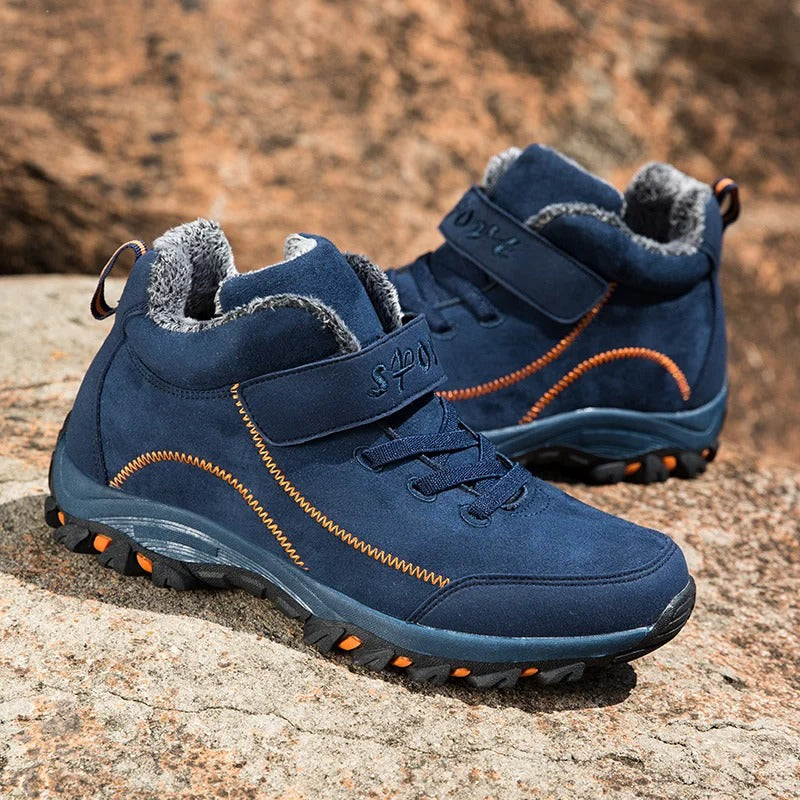 Men's Waterproof Winter Ankle Boots - Durable, Insulated Footwear for Cold Weather